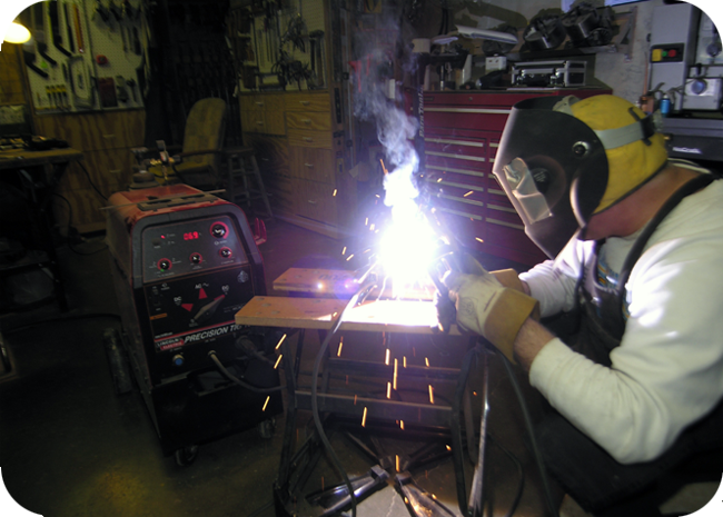 Welding Piano Leg